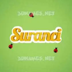 suranci in Ladybugs style - 3D name wallpaper