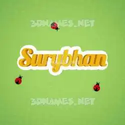 surybhan in Ladybugs style - 3D name wallpaper