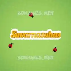 suvarnasuhas in Ladybugs style - 3D name wallpaper