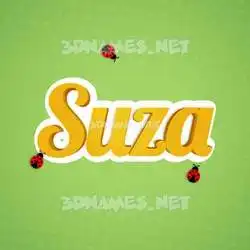 suza in Ladybugs style - 3D name wallpaper
