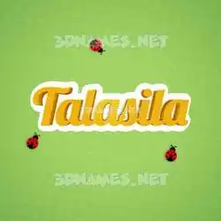 talasila in Ladybugs style - 3D name wallpaper