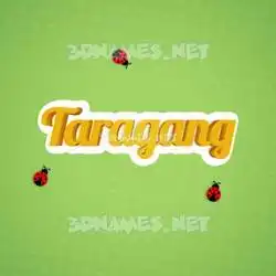 taragang in Ladybugs style - 3D name wallpaper