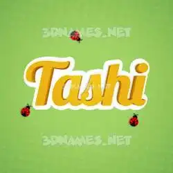 tashi in Ladybugs style - 3D name wallpaper