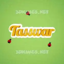 tasswar in Ladybugs style - 3D name wallpaper