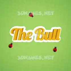 the bull in Ladybugs style - 3D name wallpaper
