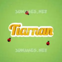 tiarnan in Ladybugs style - 3D name wallpaper