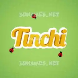 tinchi in Ladybugs style - 3D name wallpaper