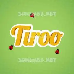tiroo in Ladybugs style - 3D name wallpaper
