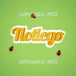 tlotlego in Ladybugs style - 3D name wallpaper