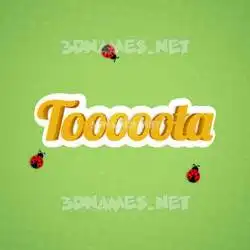tooooota in Ladybugs style - 3D name wallpaper