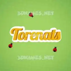 torenats in Ladybugs style - 3D name wallpaper
