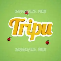 tripu in Ladybugs style - 3D name wallpaper