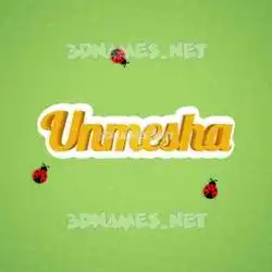 unmesha in Ladybugs style - 3D name wallpaper
