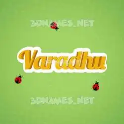 varadhu in Ladybugs style - 3D name wallpaper