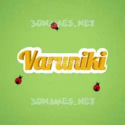 varuniki in Ladybugs style - 3D name wallpaper