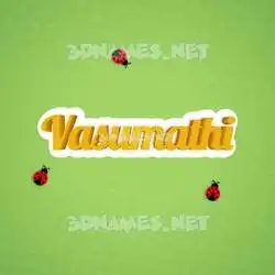 vasumathi in Ladybugs style - 3D name wallpaper