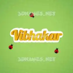 vibhakar in Ladybugs style - 3D name wallpaper