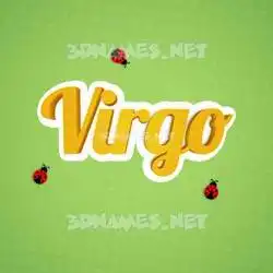 virgo in Ladybugs style - 3D name wallpaper