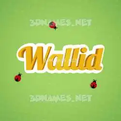 wallid in Ladybugs style - 3D name wallpaper