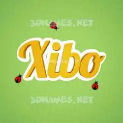 xibo in Ladybugs style - 3D name wallpaper