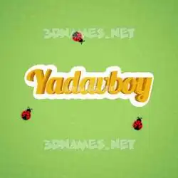 yadavboy in Ladybugs style - 3D name wallpaper