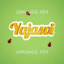 yajasvi in Ladybugs style - 3D name wallpaper