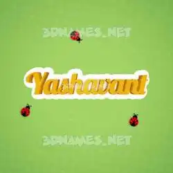 yashavant in Ladybugs style - 3D name wallpaper