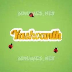 yashvanth in Ladybugs style - 3D name wallpaper