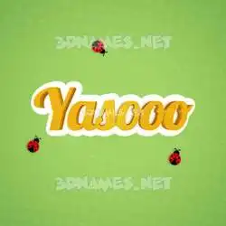 yasooo in Ladybugs style - 3D name wallpaper