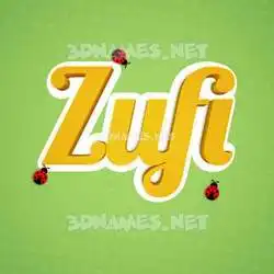 zufi in Ladybugs style - 3D name wallpaper