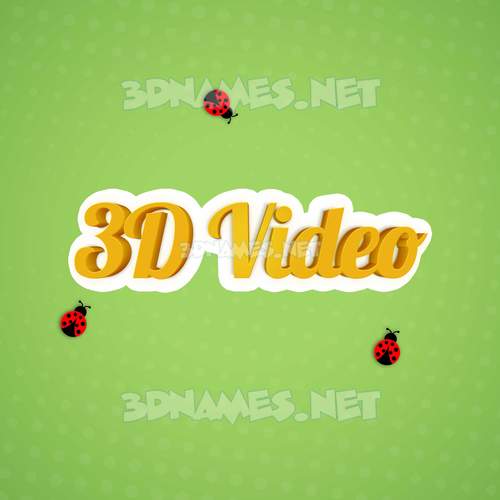 Preview Of Ladybugs 3D Name For 3d 20video preview-of-ladybugs-3d-name-for-3d-20video