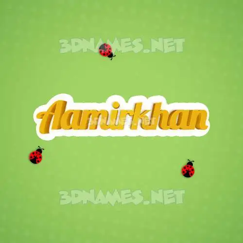 aamirkhan in Ladybugs style - 3D name wallpaper aamirkhan in Ladybugs style - 3D name wallpaper