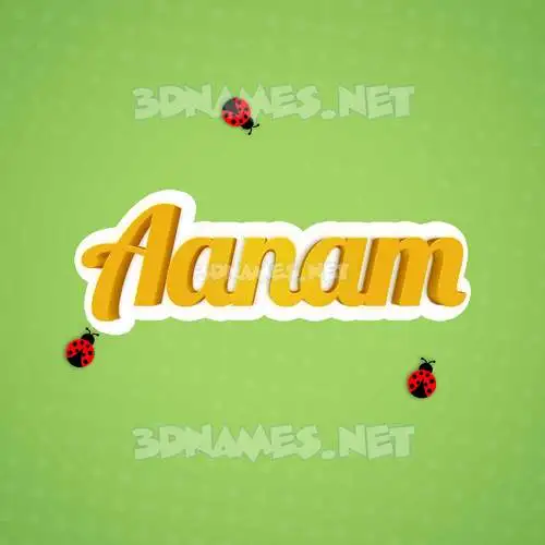 aanam in Ladybugs style - 3D name wallpaper aanam in Ladybugs style - 3D name wallpaper