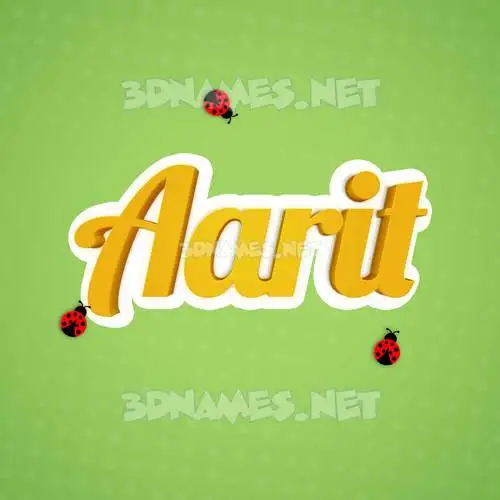aarit in Ladybugs style - 3D name wallpaper aarit in Ladybugs style - 3D name wallpaper