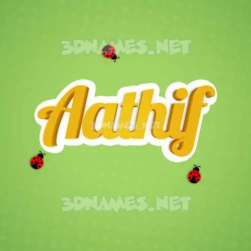 aathif in Ladybugs style - 3D name wallpaper aathif in Ladybugs style - 3D name wallpaper