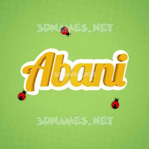 abani in Ladybugs style - 3D name wallpaper abani in Ladybugs style - 3D name wallpaper