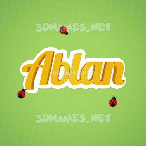 ablan in Ladybugs style - 3D name wallpaper ablan in Ladybugs style - 3D name wallpaper