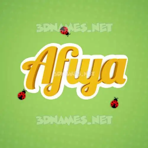 afiya in Ladybugs style - 3D name wallpaper afiya in Ladybugs style - 3D name wallpaper