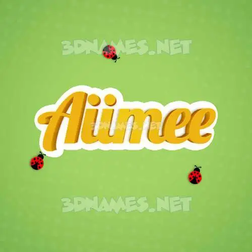 aiimee in Ladybugs style - 3D name wallpaper aiimee in Ladybugs style - 3D name wallpaper
