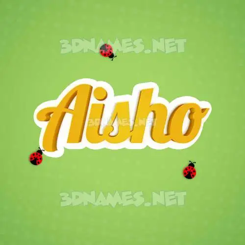 aisho in Ladybugs style - 3D name wallpaper aisho in Ladybugs style - 3D name wallpaper