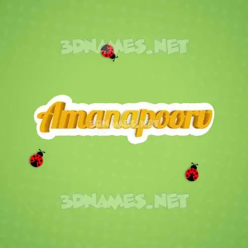 amanapoorv in Ladybugs style - 3D name wallpaper amanapoorv in Ladybugs style - 3D name wallpaper