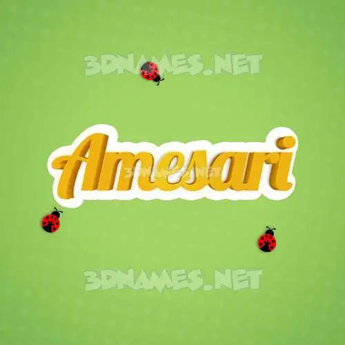 amesari in Ladybugs style - 3D name wallpaper amesari in Ladybugs style - 3D name wallpaper