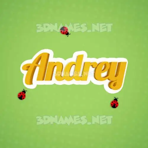 andrey in Ladybugs style - 3D name wallpaper andrey in Ladybugs style - 3D name wallpaper
