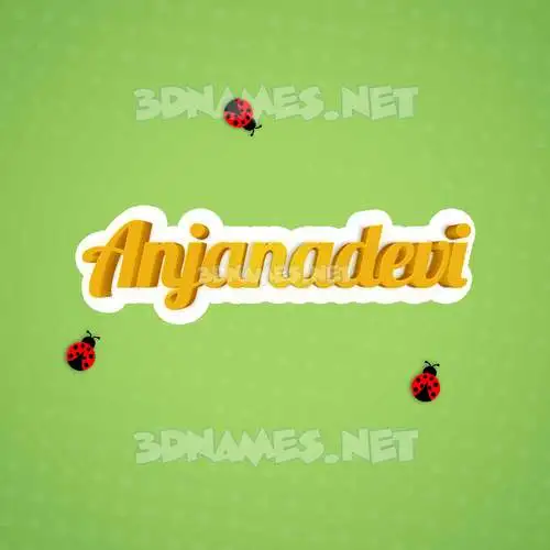 anjanadevi in Ladybugs style - 3D name wallpaper anjanadevi in Ladybugs style - 3D name wallpaper