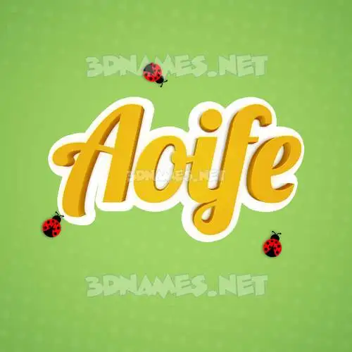 aoife in Ladybugs style - 3D name wallpaper aoife in Ladybugs style - 3D name wallpaper