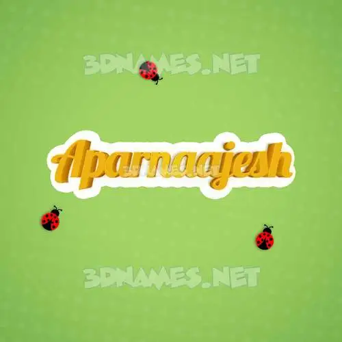 aparnaajesh in Ladybugs style - 3D name wallpaper aparnaajesh in Ladybugs style - 3D name wallpaper
