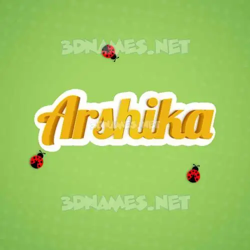 arshika in Ladybugs style - 3D name wallpaper arshika in Ladybugs style - 3D name wallpaper