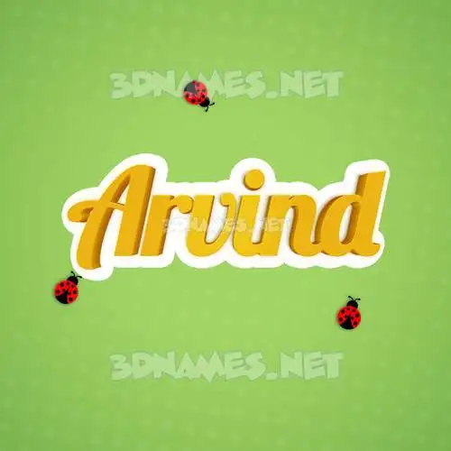 arvind in Ladybugs style - 3D name wallpaper arvind in Ladybugs style - 3D name wallpaper