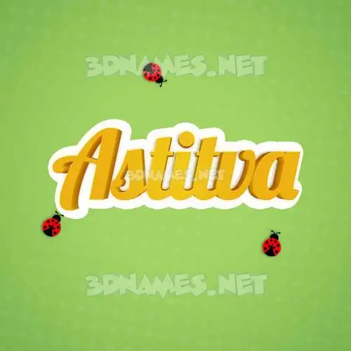 astitva in Ladybugs style - 3D name wallpaper astitva in Ladybugs style - 3D name wallpaper