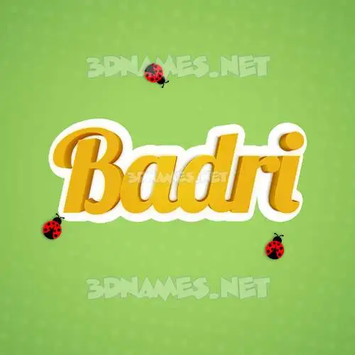 badri in Ladybugs style - 3D name wallpaper badri in Ladybugs style - 3D name wallpaper